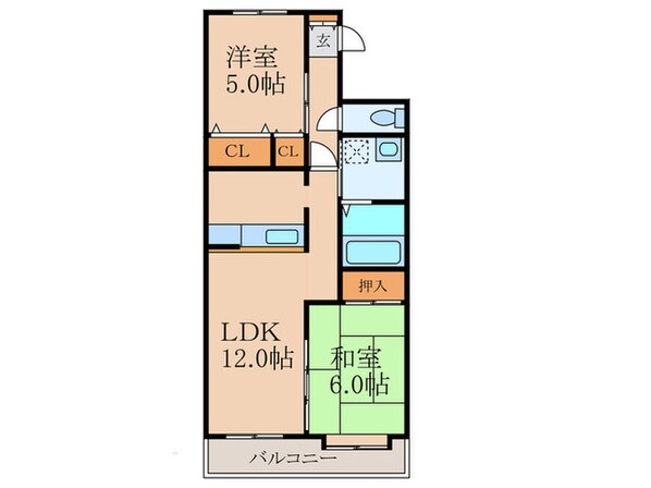 富士ヶ丘の物件間取画像